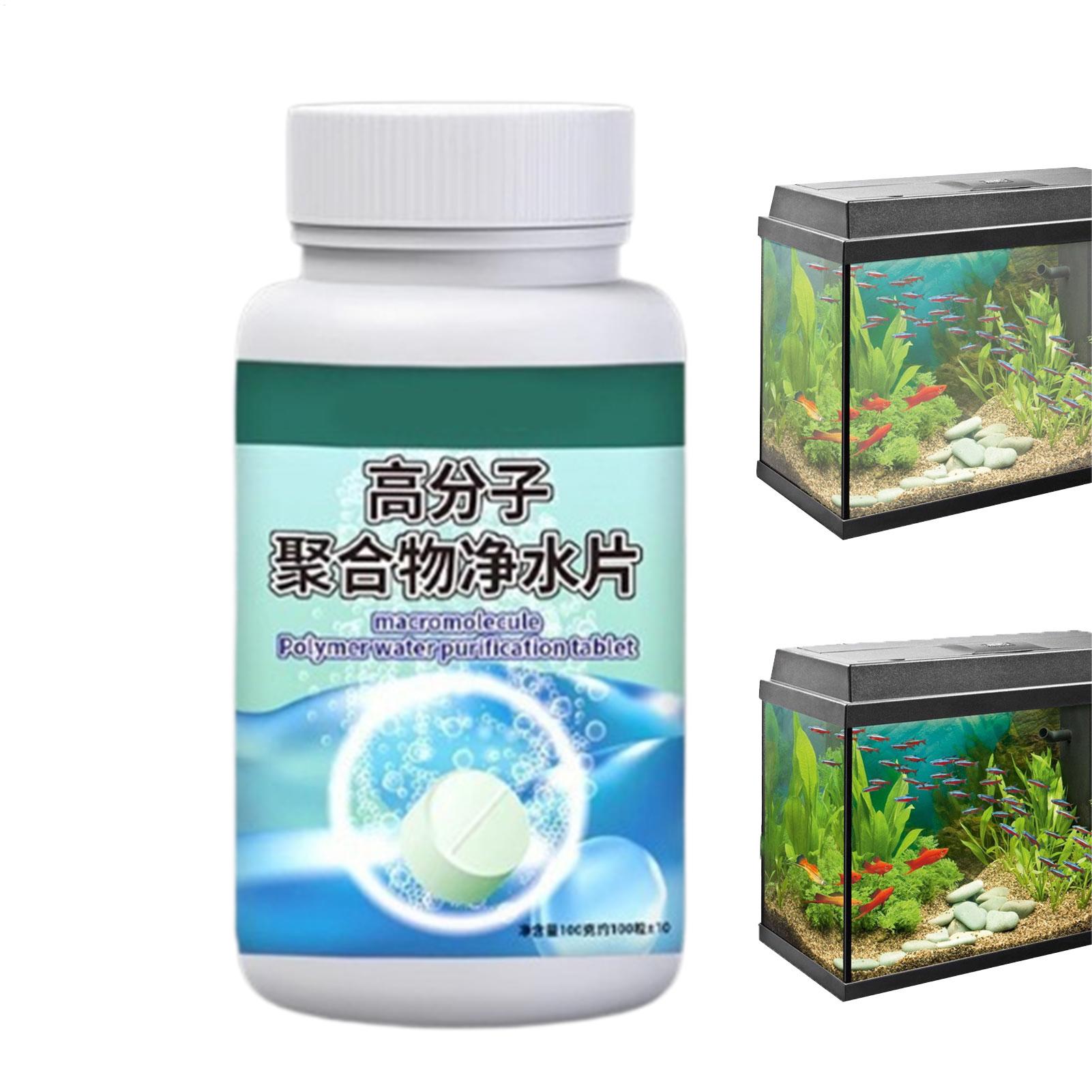 Aquarium Liquid Carbon - Visalgenverwijderaar Aquarium Waterzuiveraar Tabletten Waterreinigingsmiddel Voor