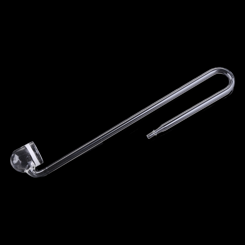 Aquarium Liquid Carbon - Glas CO2 Diffuser Transparant Verstuiver U-vorm