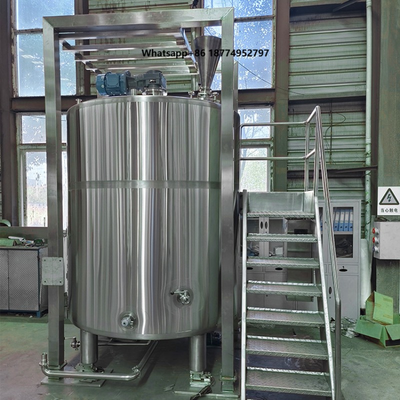 Planted Tank - Commerciële industriële vacuüm mayonaise productielijn, homogenisatie,