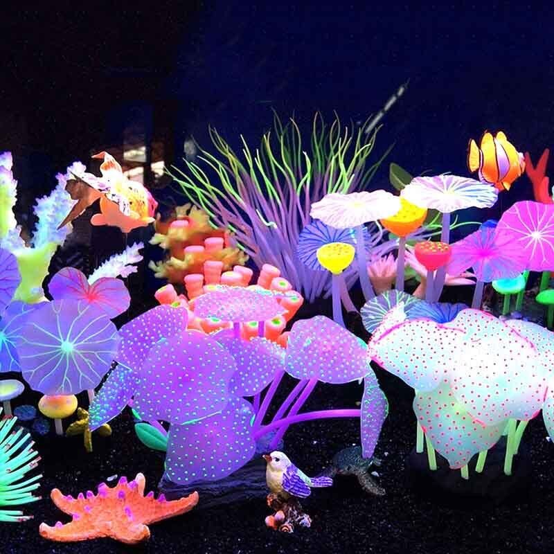 Siliconen gloeiende landschaps - Live Plant Aquarium recensie en prijs
