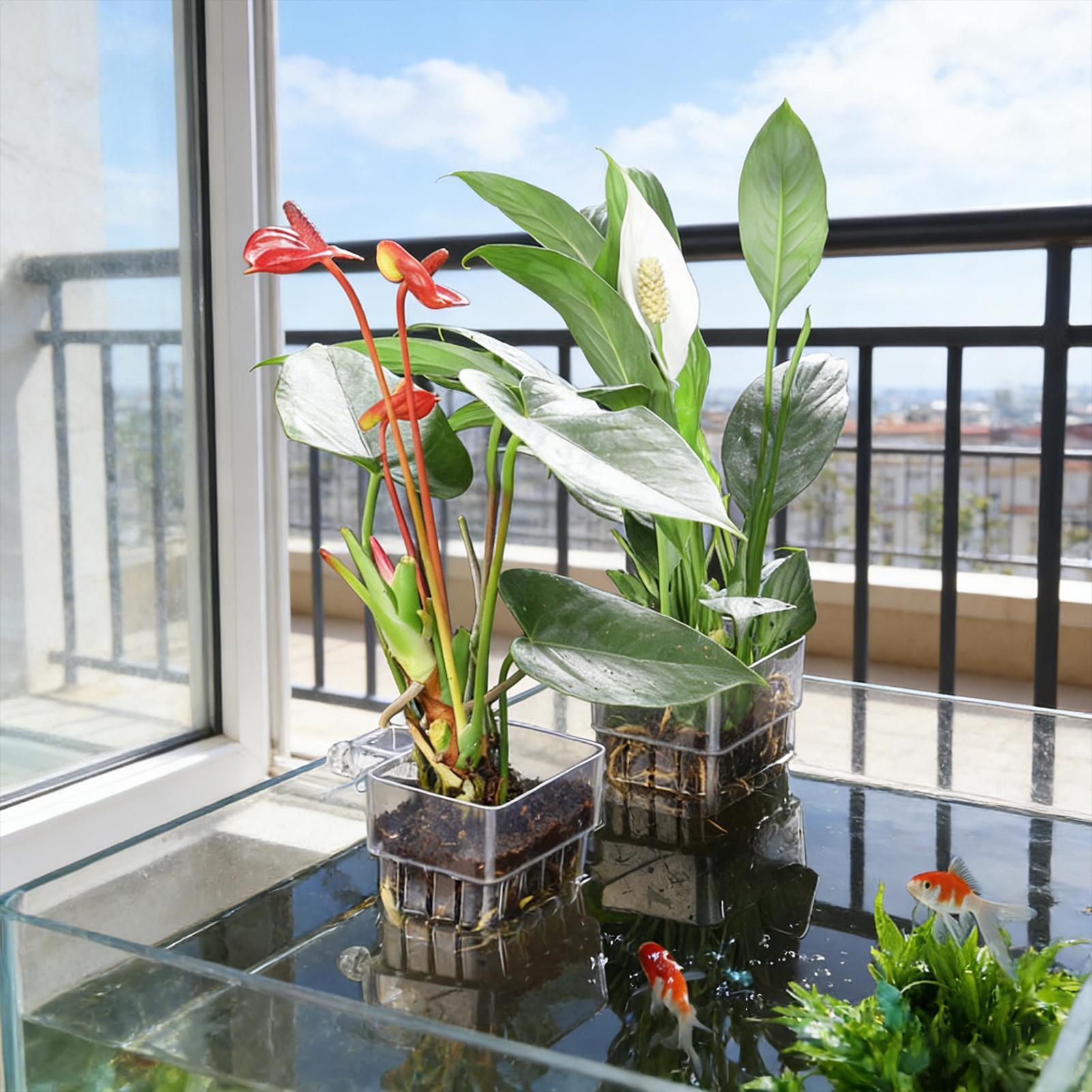 Aquariumplantenmand Transparan - Aquarium Plant Holder recensie en prijs