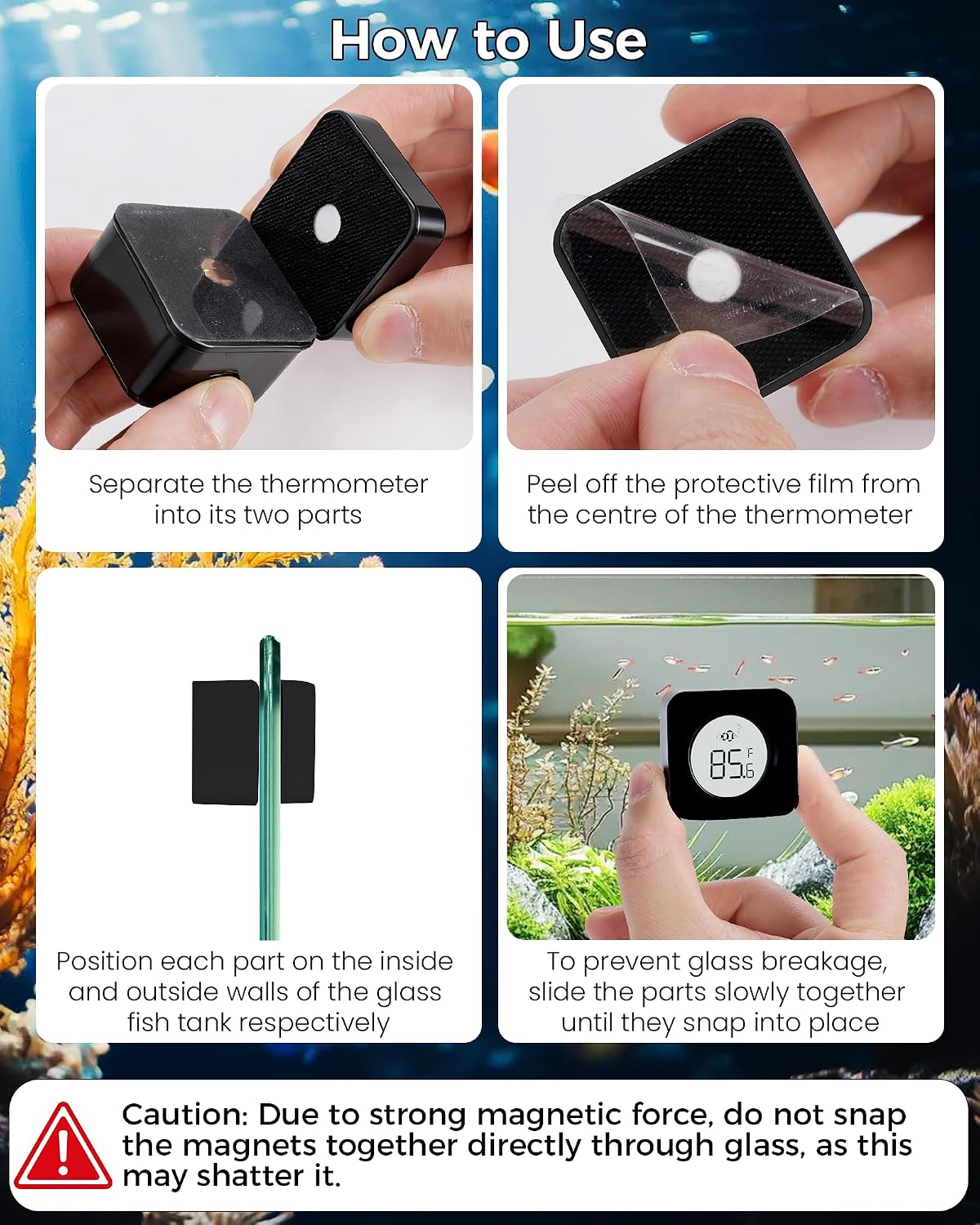 Aquarium magnetische reiniger  - Planted Aquarium Cleaning recensie en prijs