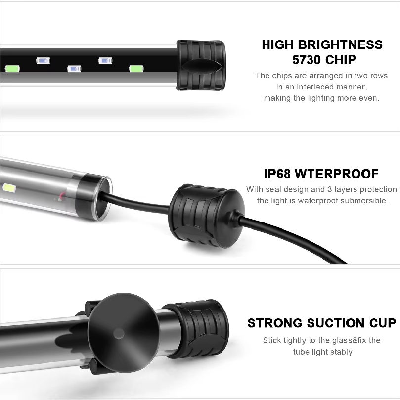 220V LED-lichtstrip voor aquar - Aquarium Plant Substrate recensie en prijs