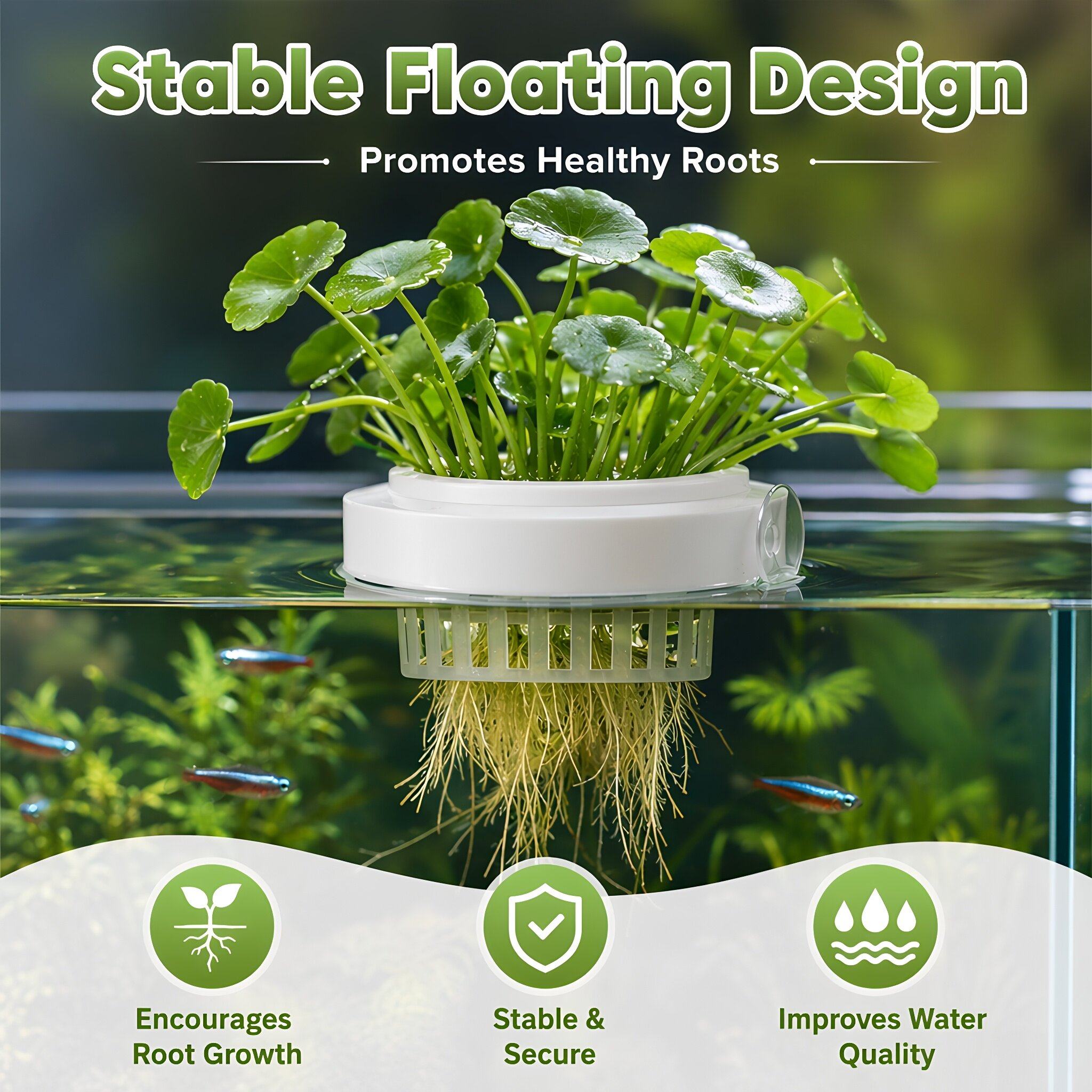 4 stuks drijvende plantenmand  - Planted Tank recensie en prijs