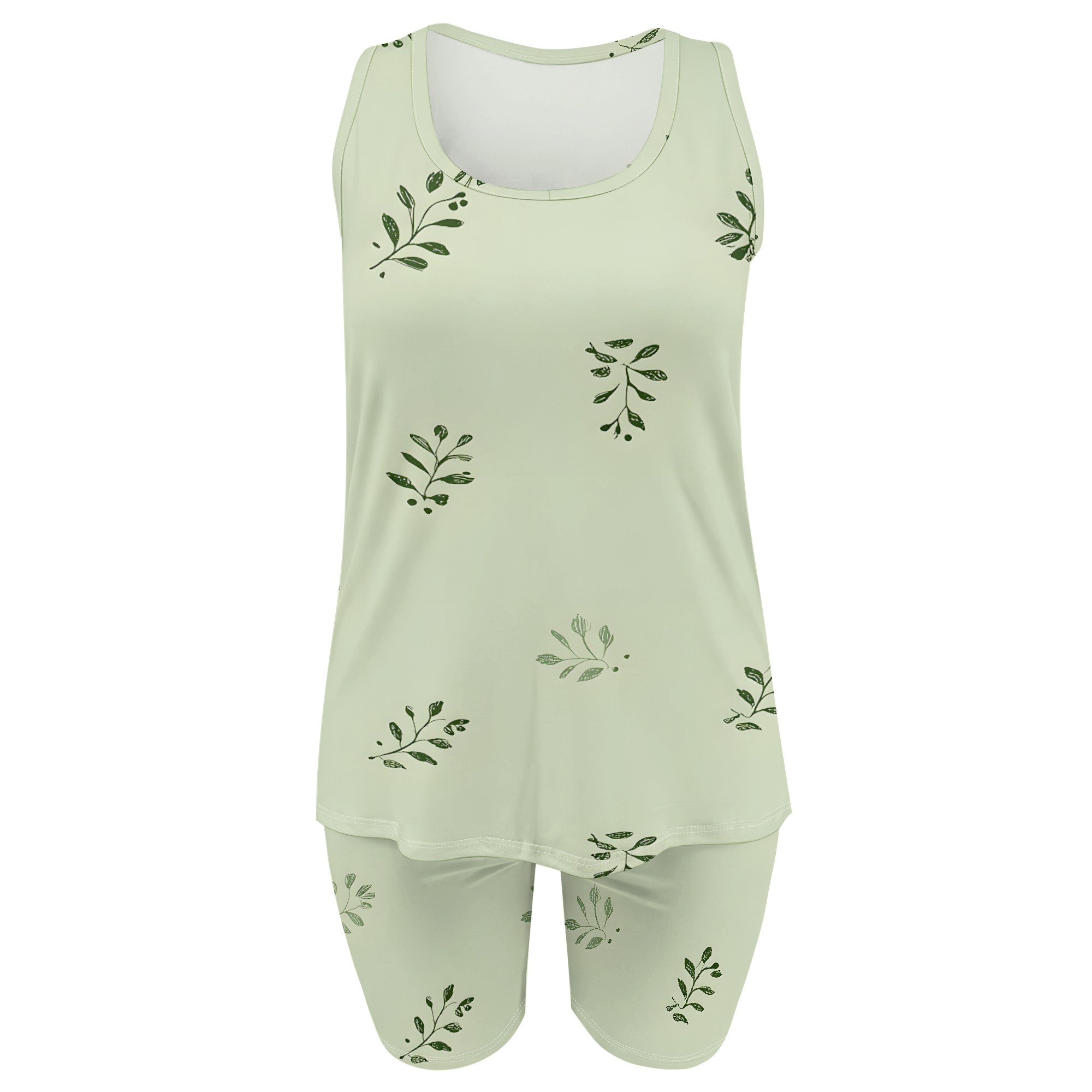 Tanktop en shorts met bladmoti - Planted Tank recensie en prijs